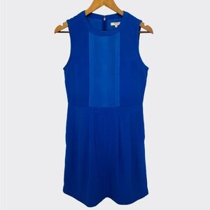 Madewell Royal Blue Sleeveless Mini Dress